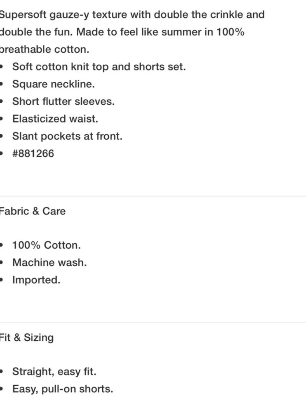 GAP soft woven